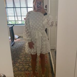 Bridal shower white dress